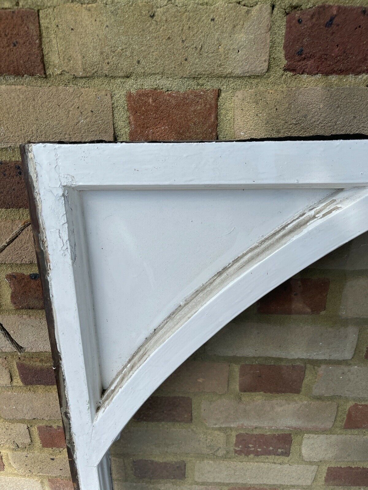 Reclaimed Old Edwardian Arch Wooden Sash Window 1015 x 915mm
