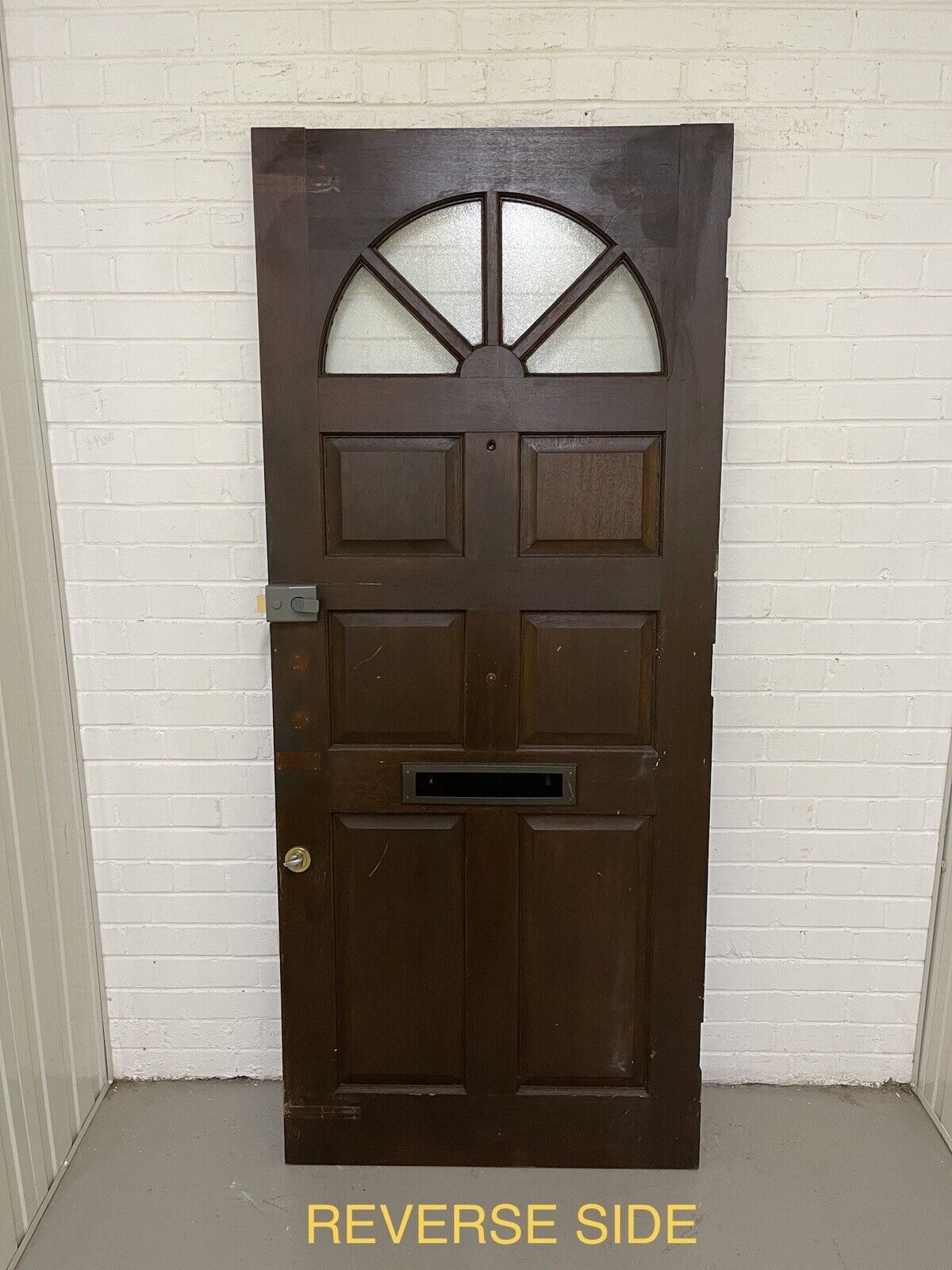 Reclaimed Carolina Old Single Glazed Glass Wooden Door 1967 x 835mm