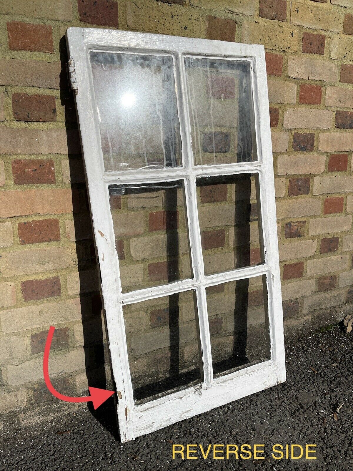 Modern Georgian 6 Panel Wooden Window 563 x 1052mm