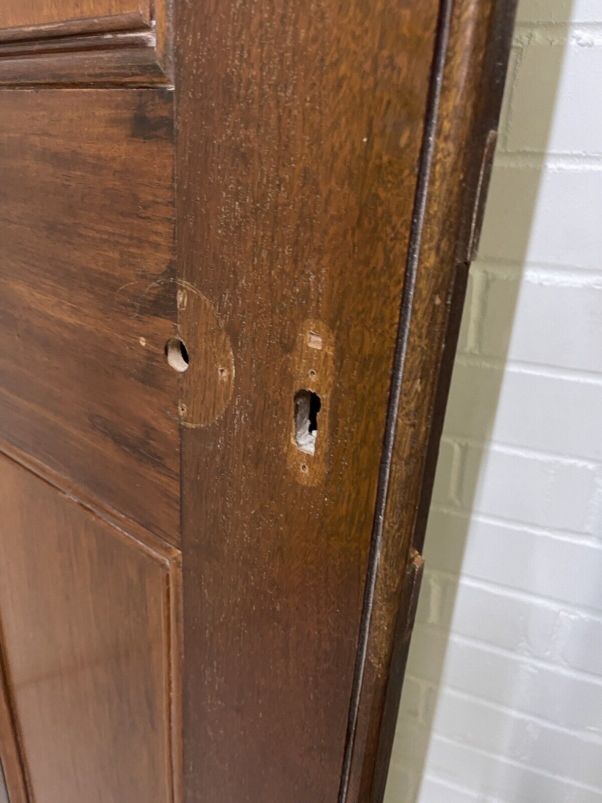 Reclaimed Large French Mahogany Wooden Double Doors Provenance Knightsbridge