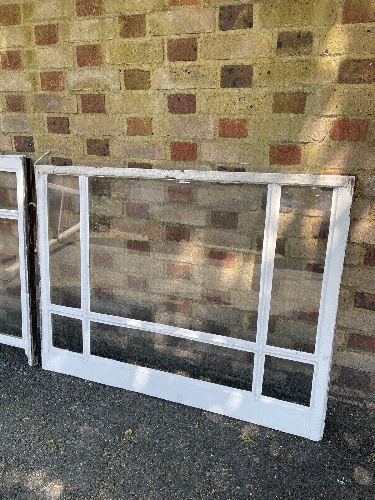 Pair Of Reclaimed Old Edwardian 6 Panel Wooden Panel Sash Window 915 x 1190mm