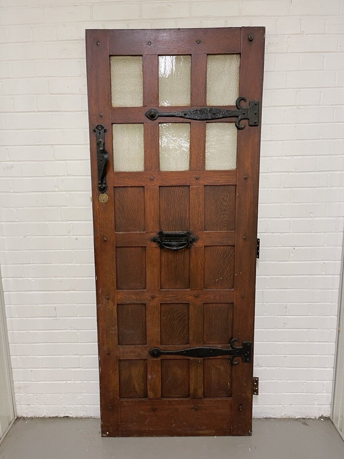 Reclaimed Studded Wooden Front Door  2025mm x 810mm