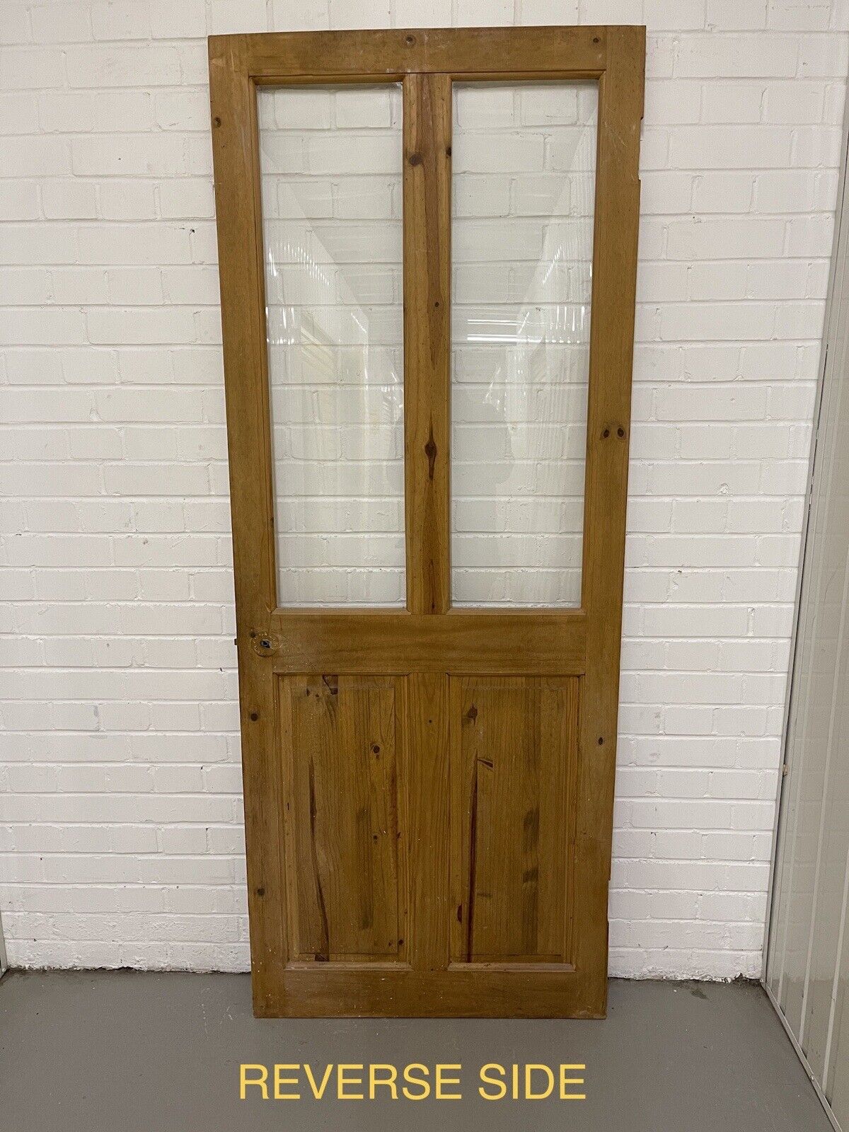 Modern Pine Glass Panel Internal 4 panel Door 2005 x 790mm