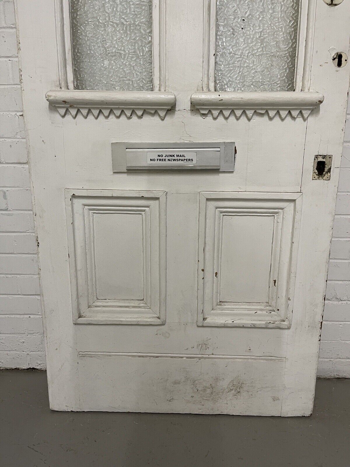 Reclaimed Old Arts and Crafts Victorian Wooden Front Door 2075 x 860 or 850mm