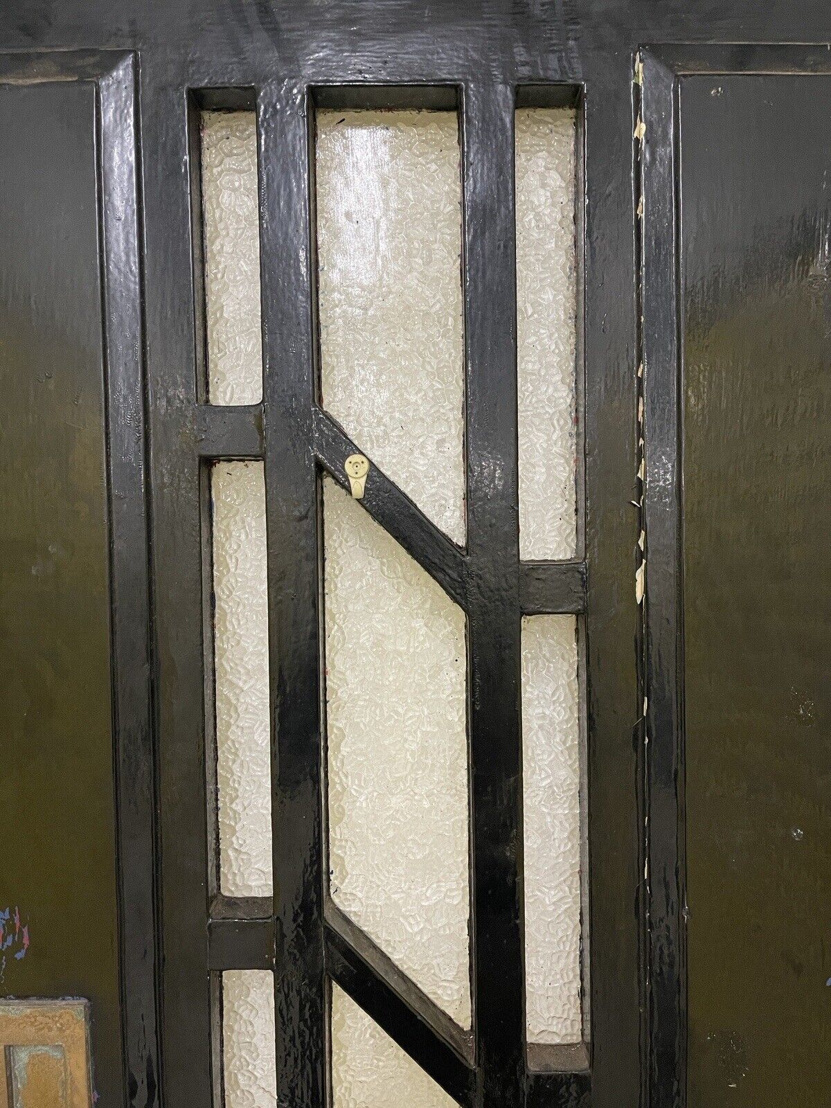 Reclaimed Victorian Edwardian Arts and Craft Wooden Panel Front Door 2025 x 810
