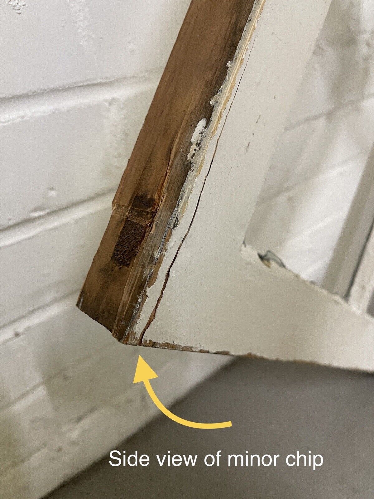 Reclaimed Old Georgian 4 Panel Wooden Window 520 x 640mm