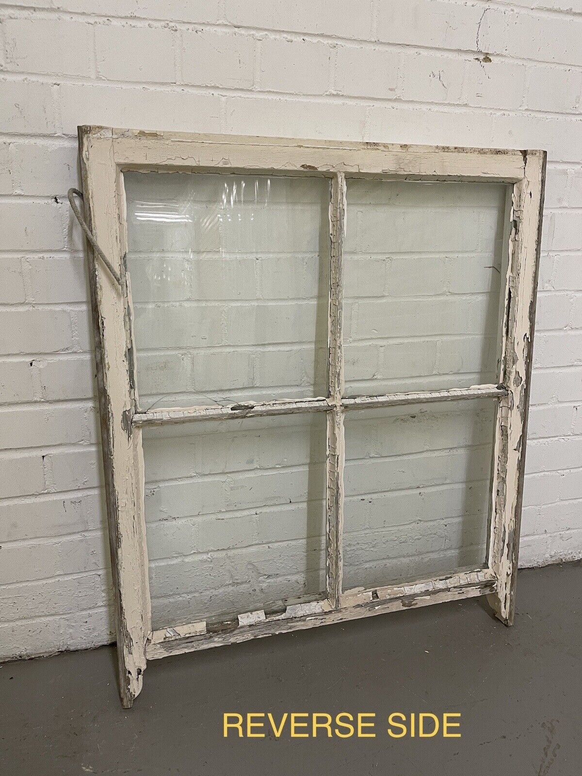 Reclaimed Old Georgian 4 Panel Wooden Window 865 x 725mm