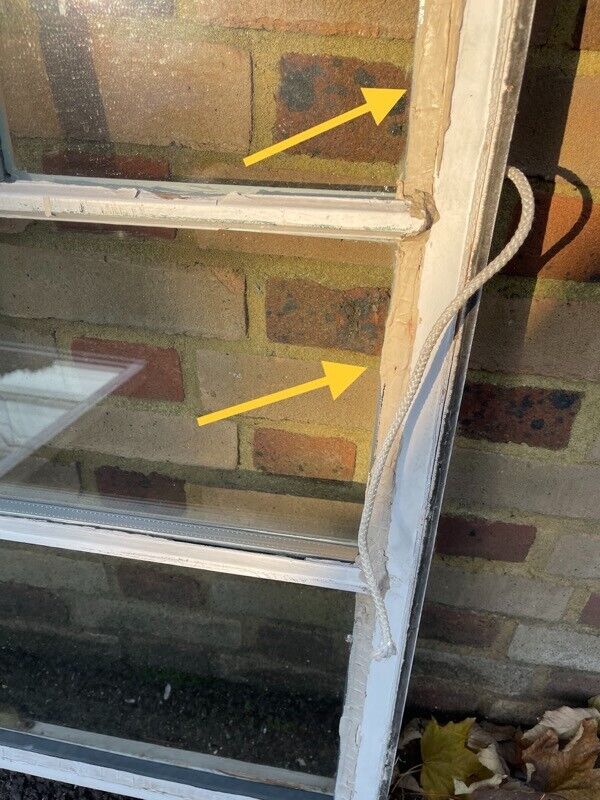Job Lot Of Four Georgian Bar Double Glazed Matching Wooden Sash Windows