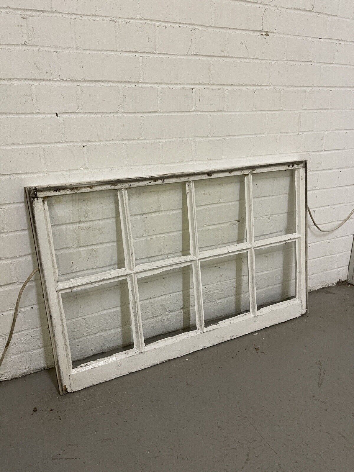 Reclaimed Old Georgian 8 Panel Wooden Window 963 x 605mm