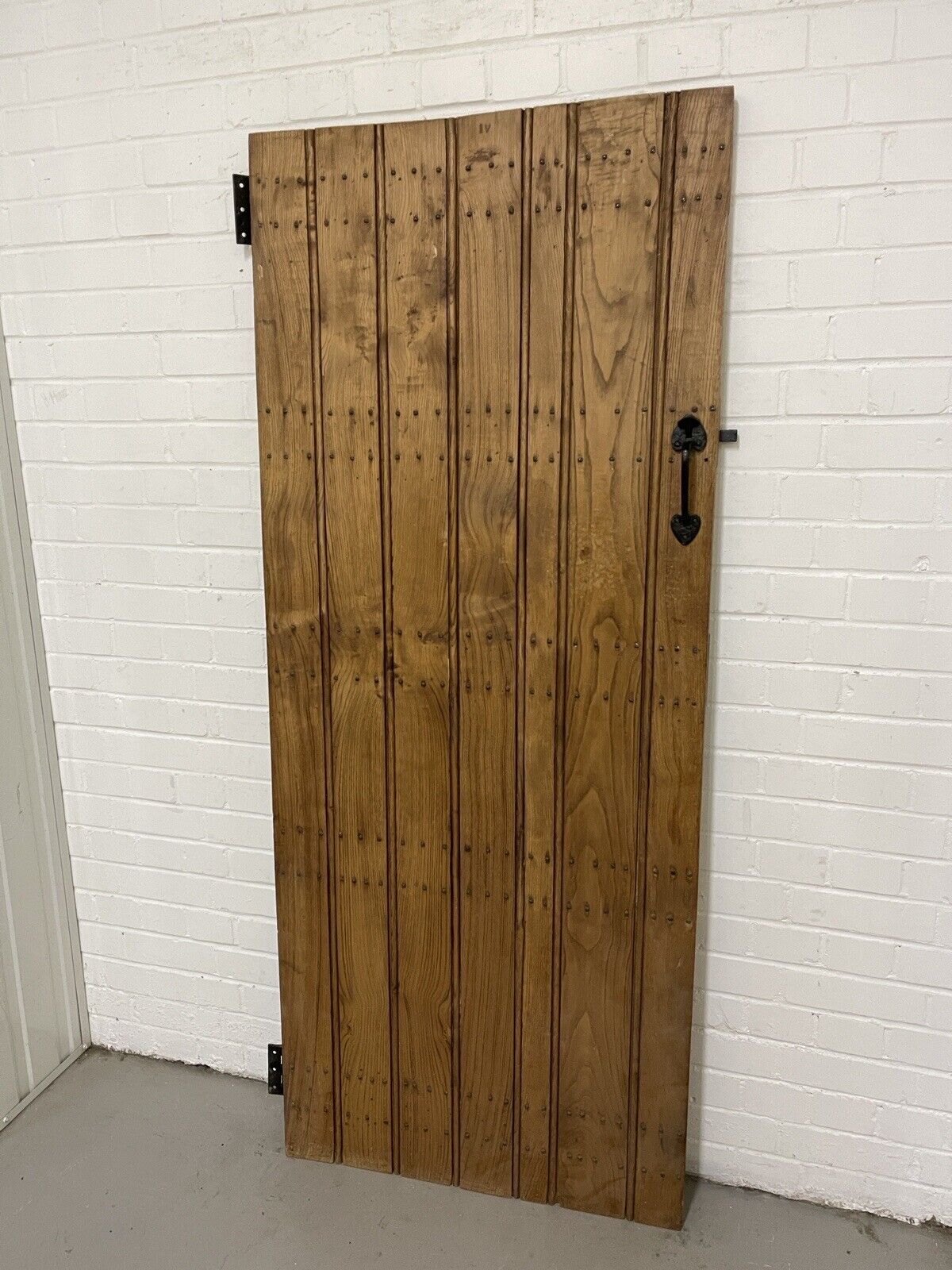 Reclaimed Oak Old Handmade Studded Ledge and Brace door 1830 x 752mm