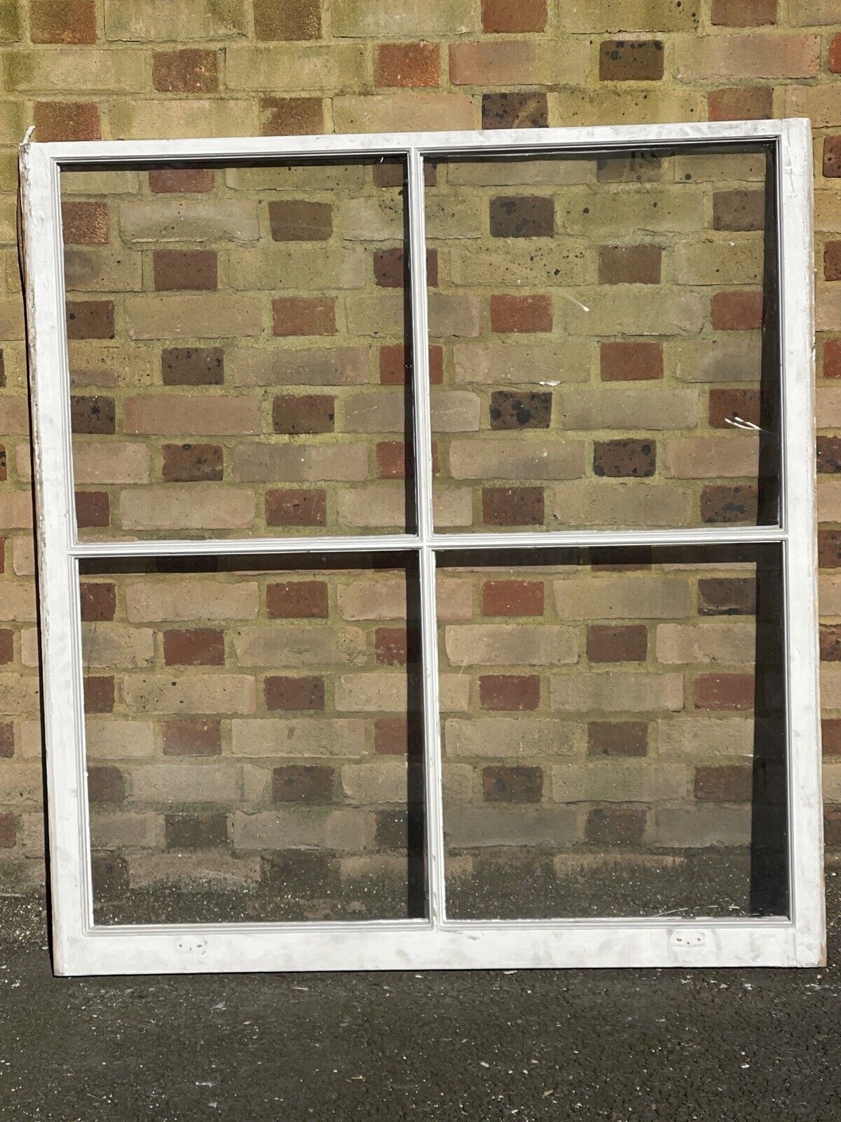 Reclaimed Old Large Georgian 4 Panel Wooden Window 1215 x 1315mm