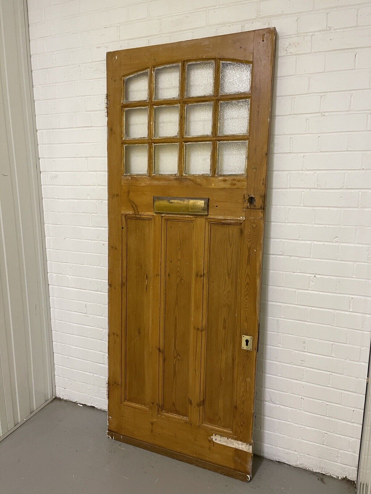 Reclaimed Old Victorian Georgian Edwardian Wooden Front Door 2020mm x 810mm