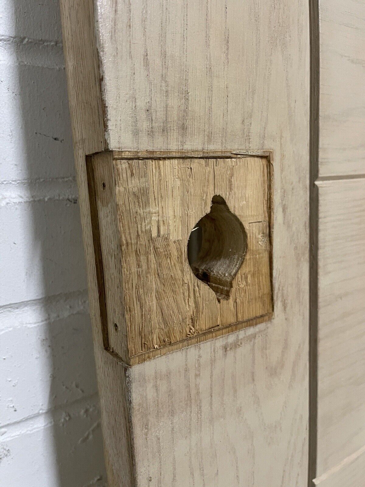 Oak Veneer Bespoke Wooden External Front Door 1965 x 840mm