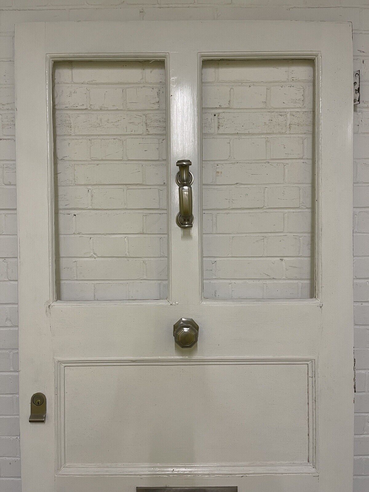Reclaimed Victorian Edwardian Wooden Panel External Front Door 2050 x 1112mm