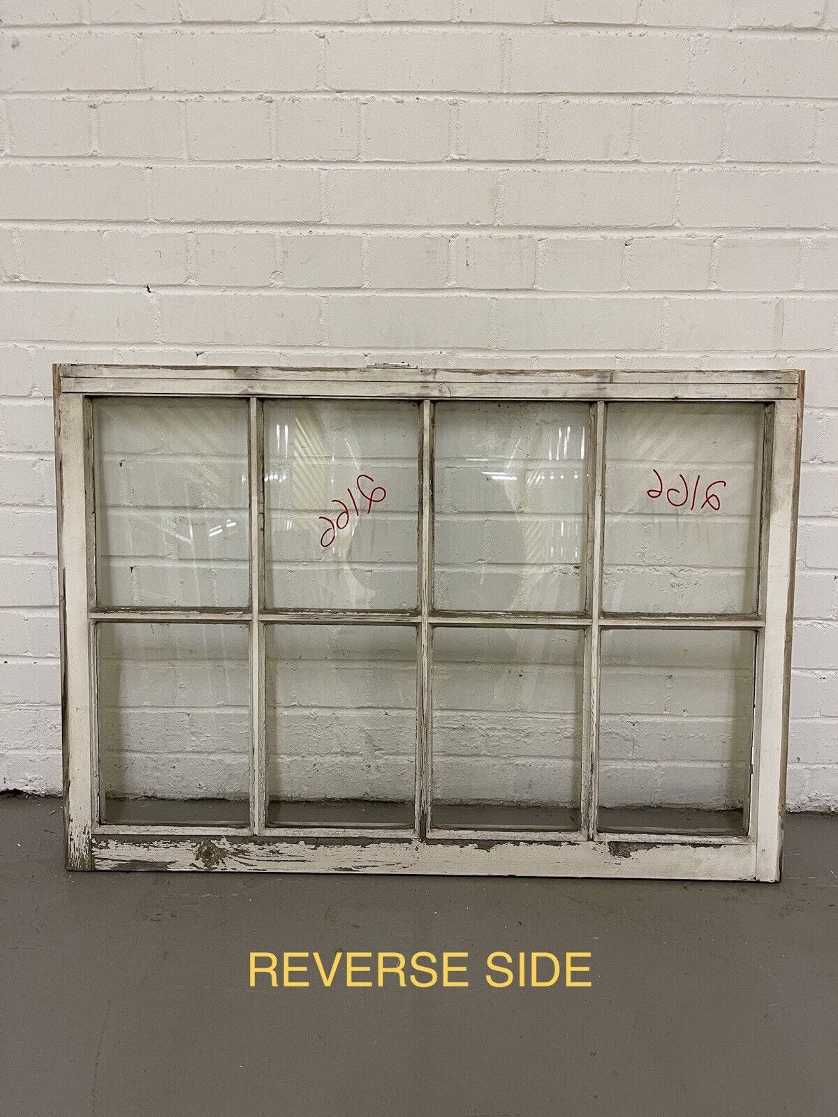 Pair of Modern Georgian 8 Panel Wooden Top Bottom Window 985 x 675 985 x 685