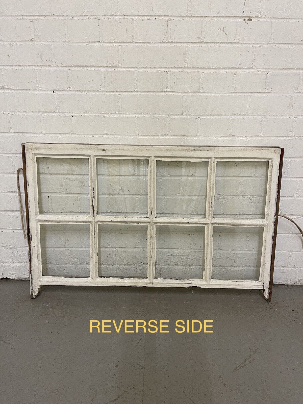 Pair Of Reclaimed Georgian 8 Panel Wooden Panel Sash Window 940x595 940x595