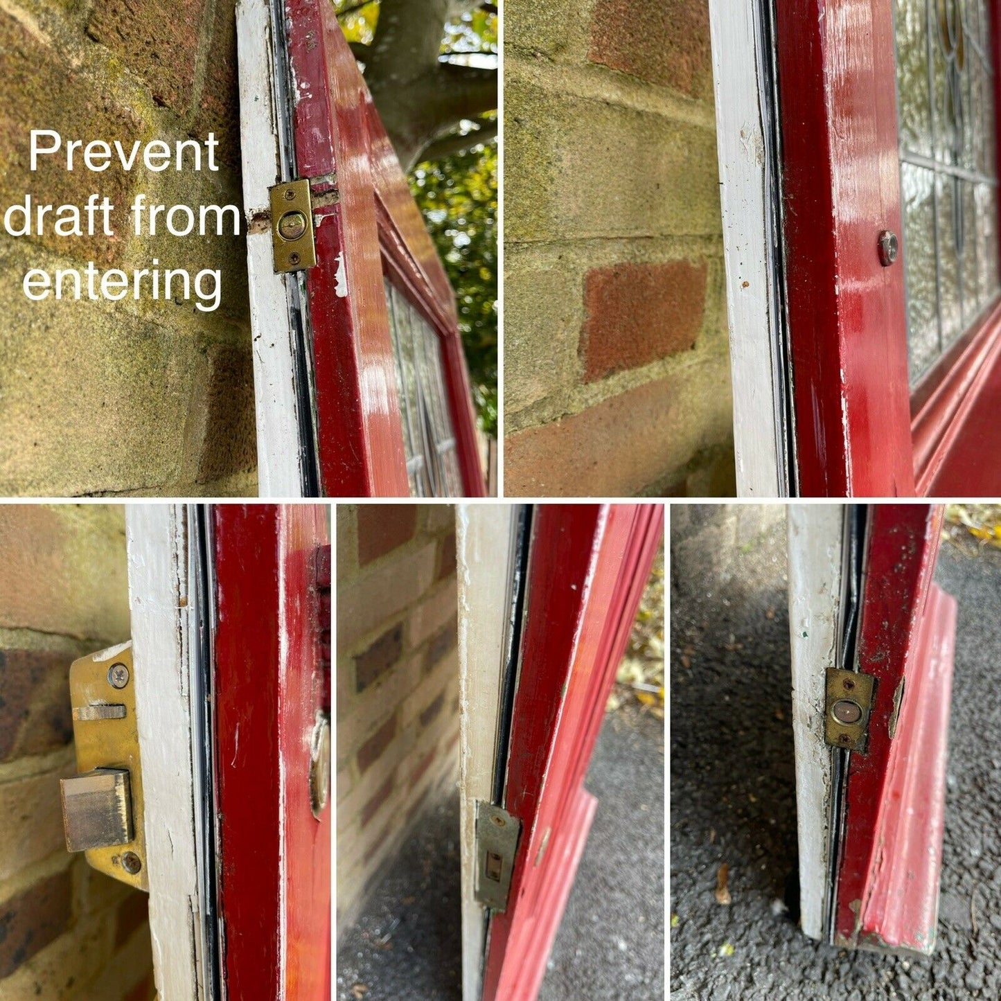 Reclaimed Victorian Edwardian Wooden Panel External Front Door 2030 x 810mm