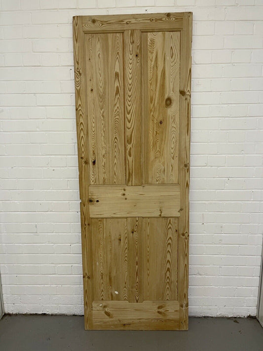 Original Vintage Reclaimed Victorian Pine Internal 4 panel Door 1960 x 690mm