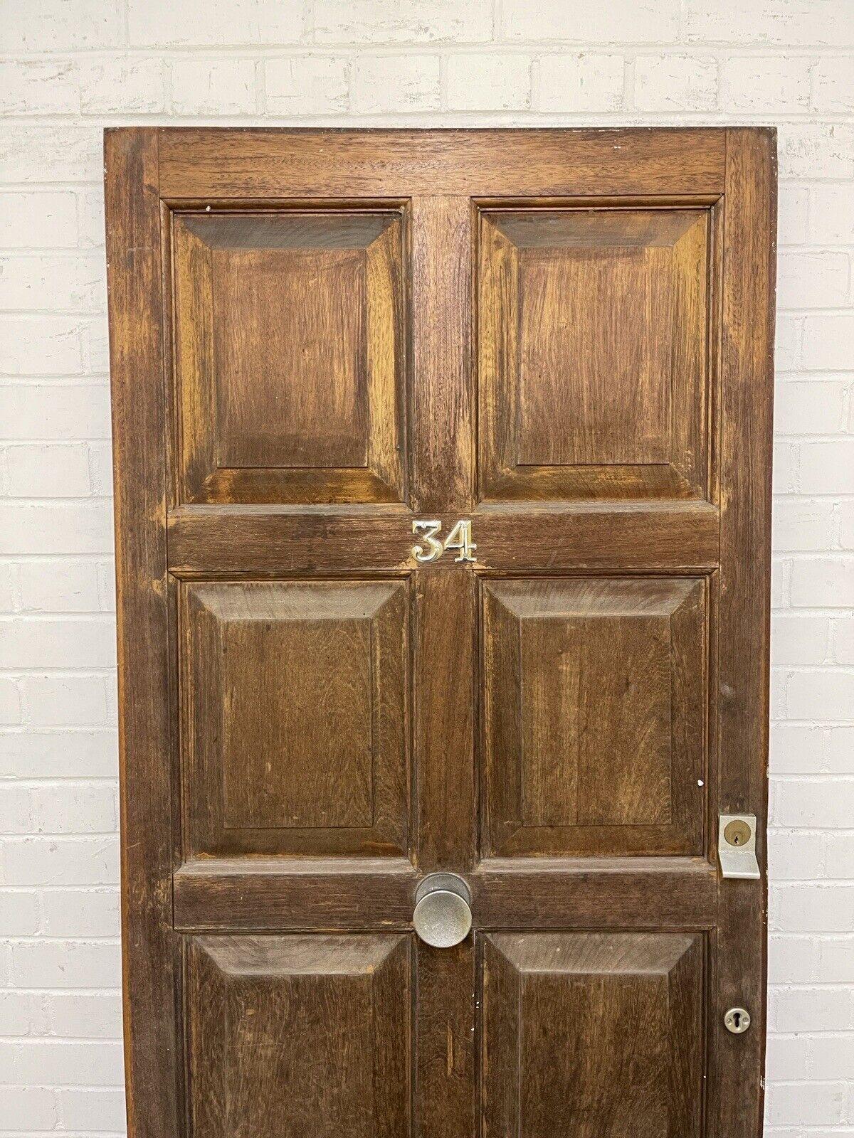 Reclaimed  Style Wooden Panel External Front Door 1982 or 1962 x 805mm