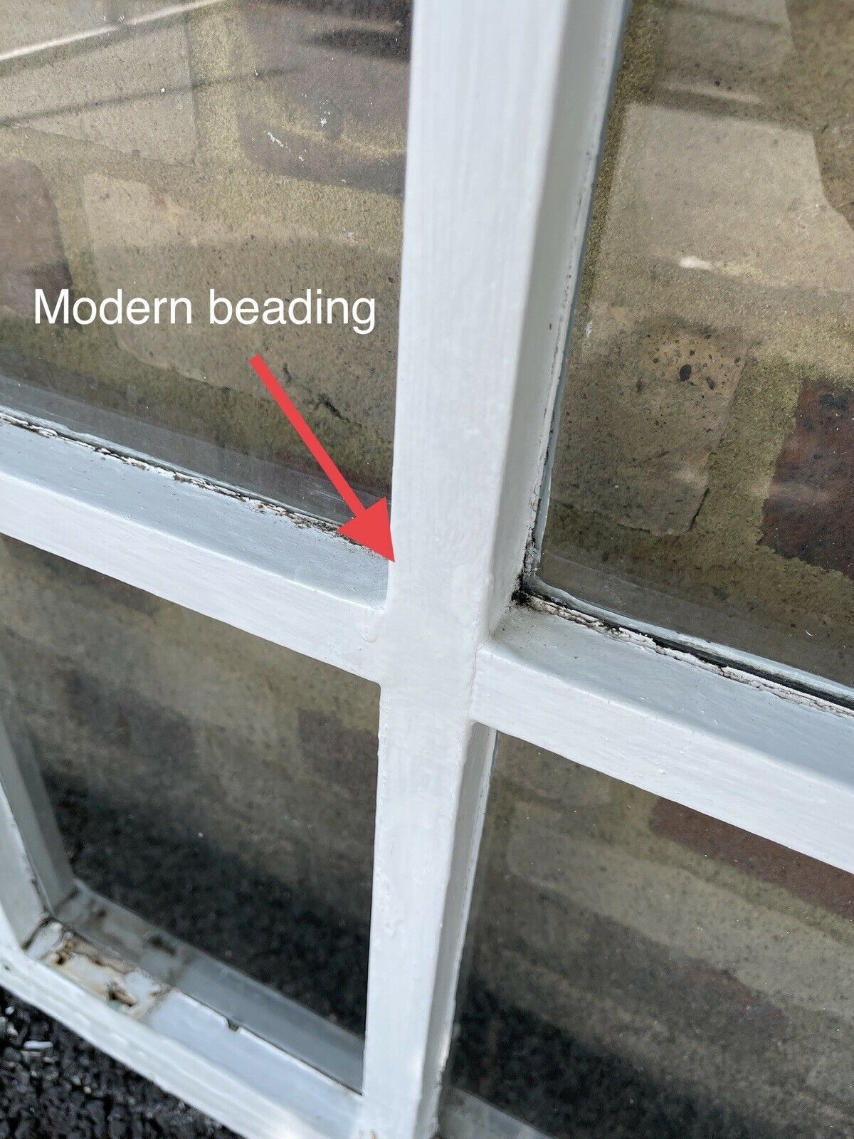 Modern Georgian 8 Panel Wooden Window 1080 x 830mm