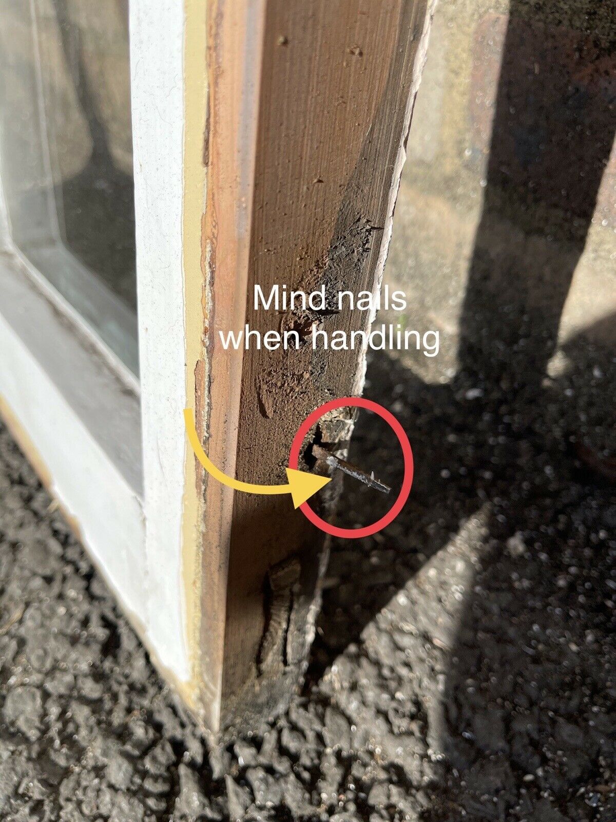 Modern Georgian 4 Panel Wooden Window 563 x 743mm