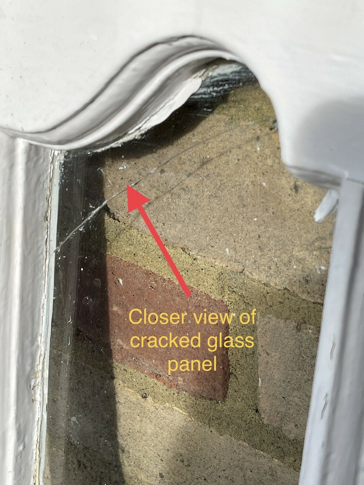 Reclaimed Old Edwardian Arch Sash Wooden Window 605 x 390mm