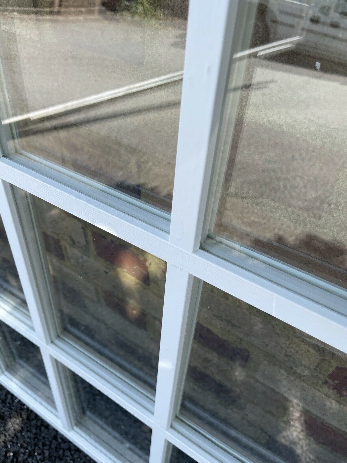 Modern Georgian Bar Double Glazed Matching Wooden Sash Windows Top and Bottom