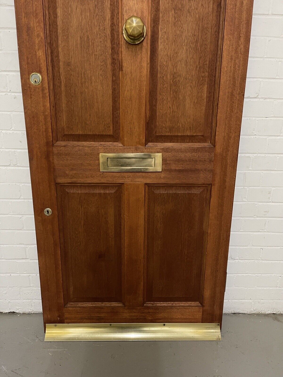 Reclaimed Carolina Old Toughened Glazed  Glass Wooden Door 1955 x 840mm