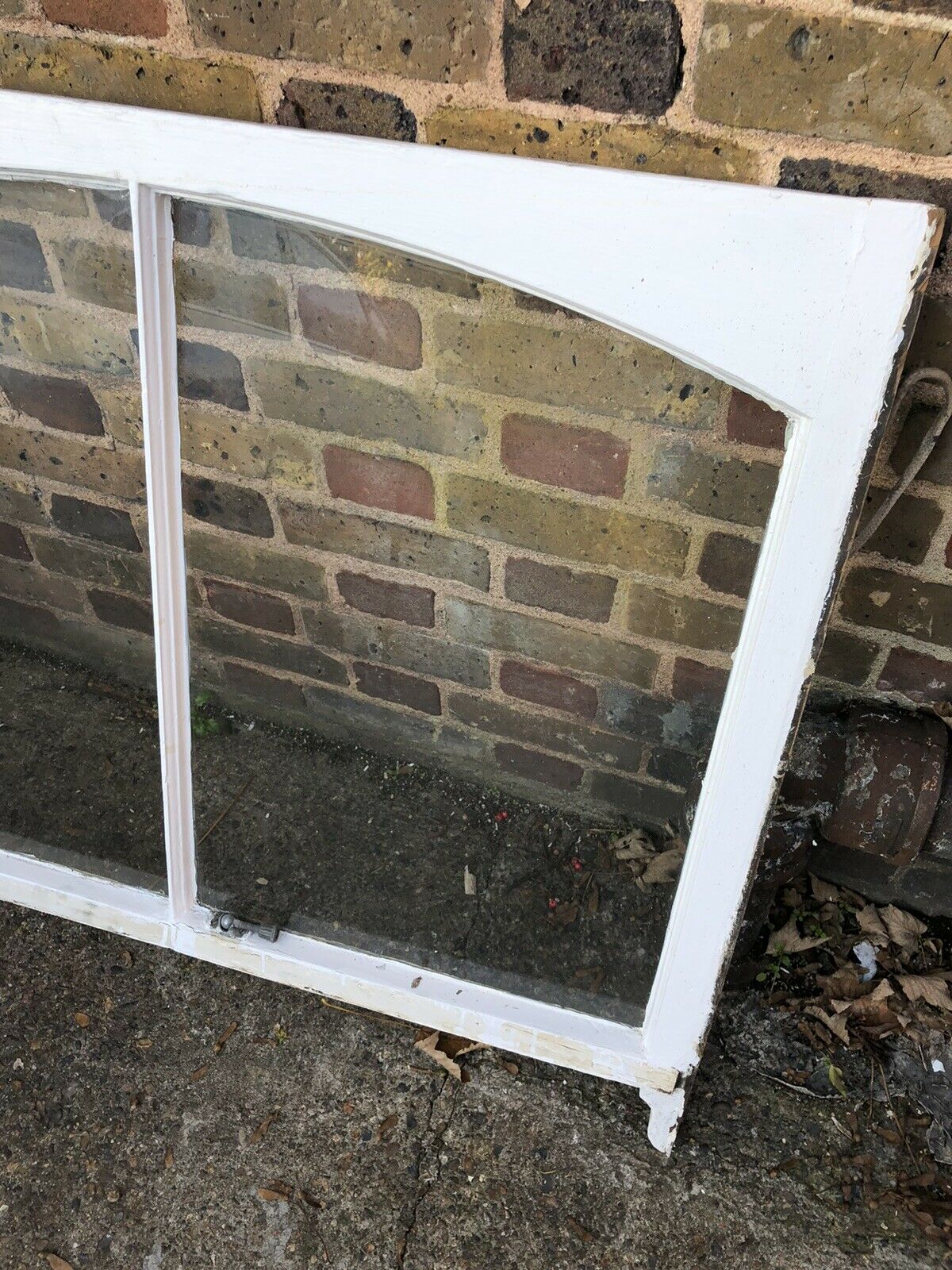 Reclaimed Old Victorian Edwardian Arch Panel Wooden Sash Window