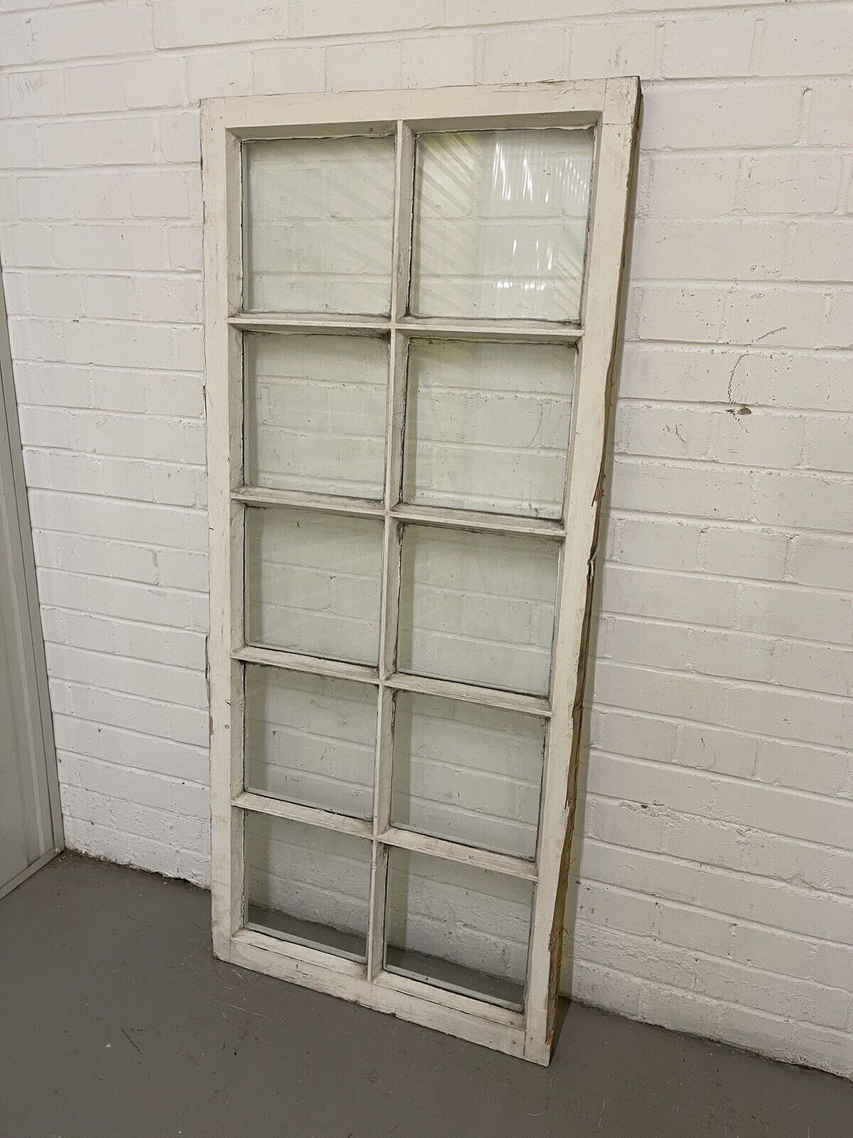 Modern Georgian 10 Panel Wooden Window 605 x 1380mm