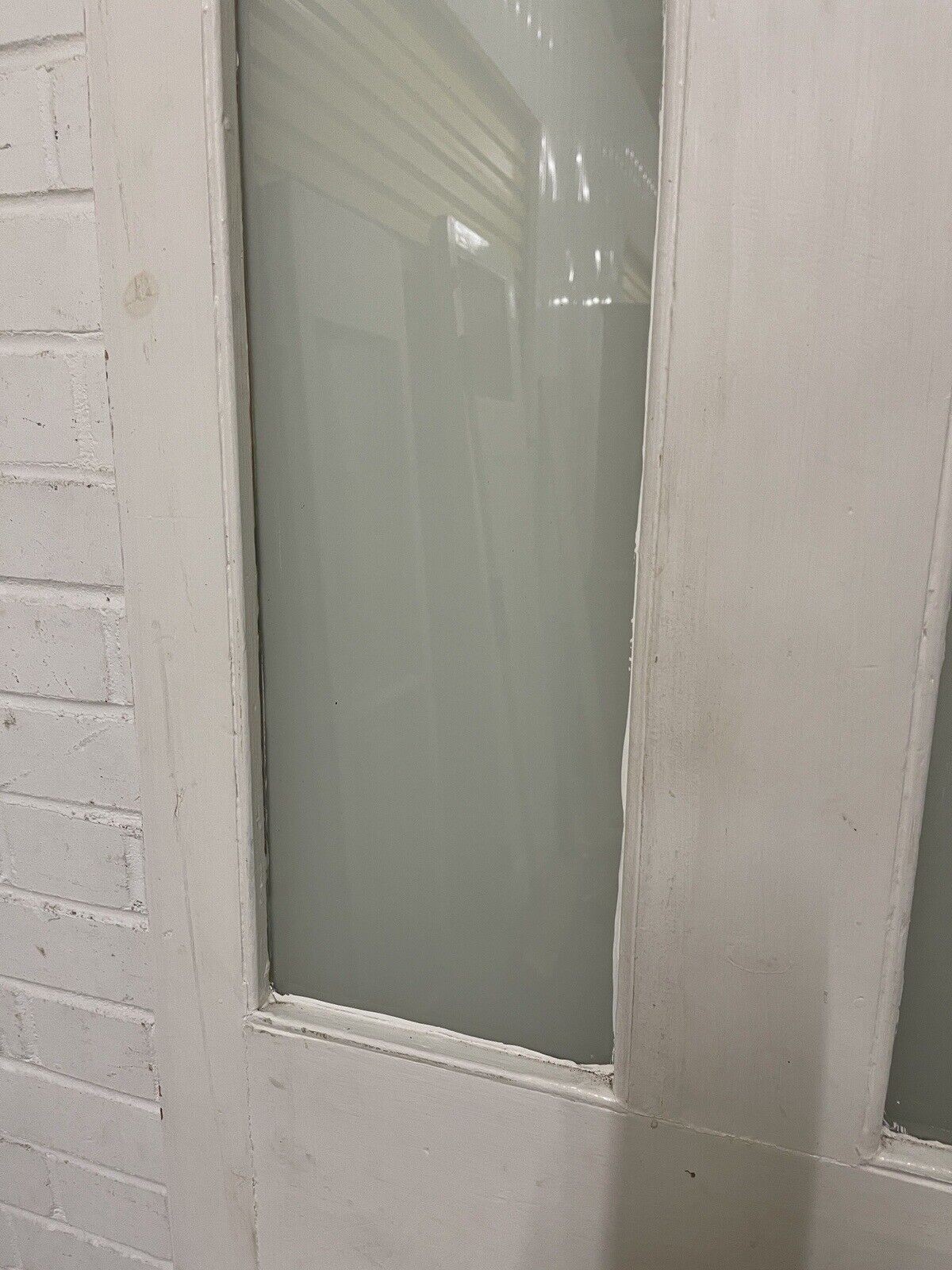 Reclaimed Victorian Pine Internal 4 panel Door 1937 OR 1945mm x 673mm
