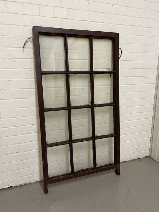 Reclaimed Old Georgian 12 Panel Wooden Window 720 x 1308mm