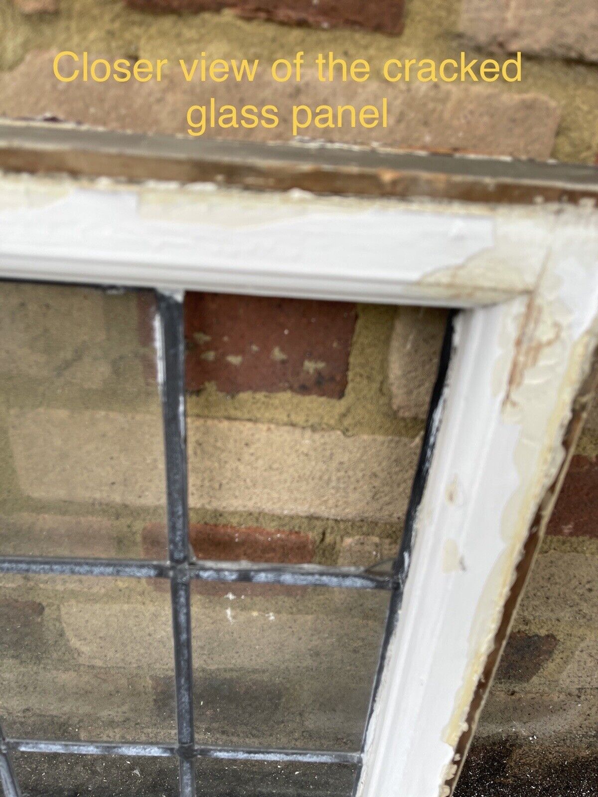 Pair Of Reclaimed Leaded Light Panel Wooden Windows