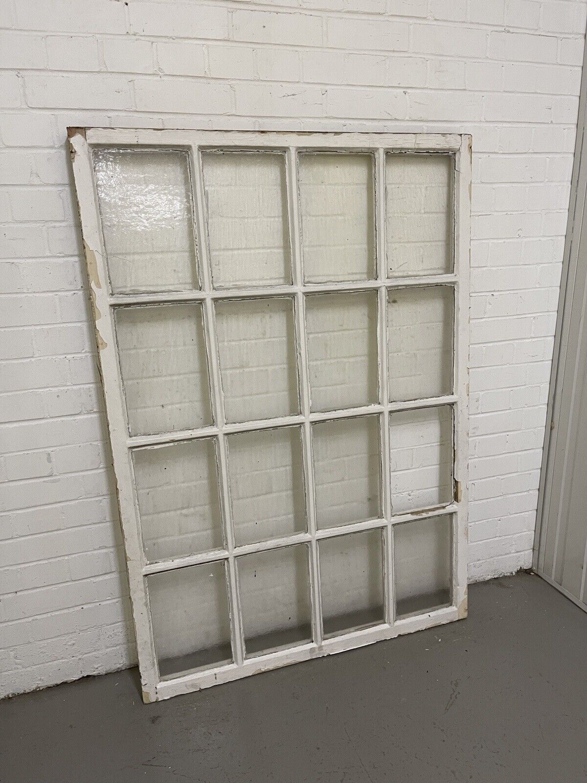 Reclaimed Old Georgian 16 Panel Wooden Window 1420 x 1003mm