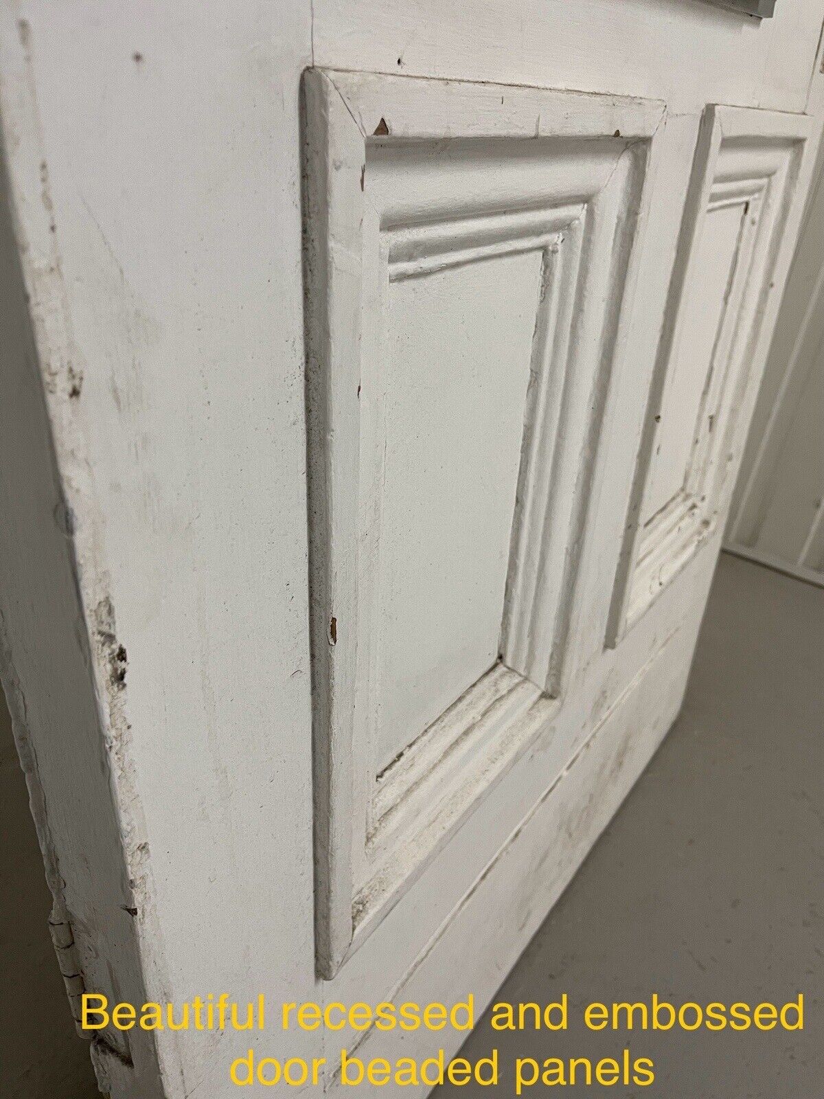 Reclaimed Old Arts and Crafts Victorian Wooden Front Door 2075 x 860 or 850mm