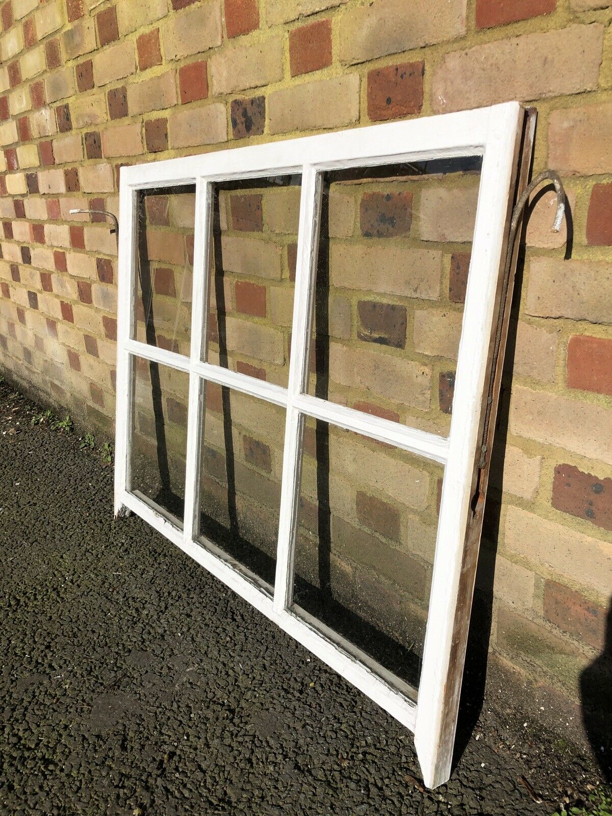 Reclaimed Old Georgian 6 Panel Wooden Sash Window
