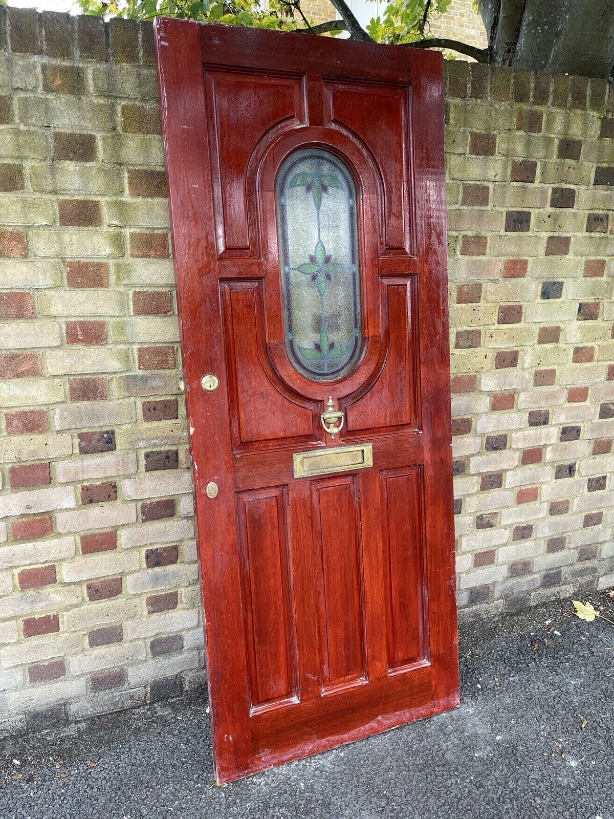 Hardwood Wooden Panel External Front Door 2027 x 820mm