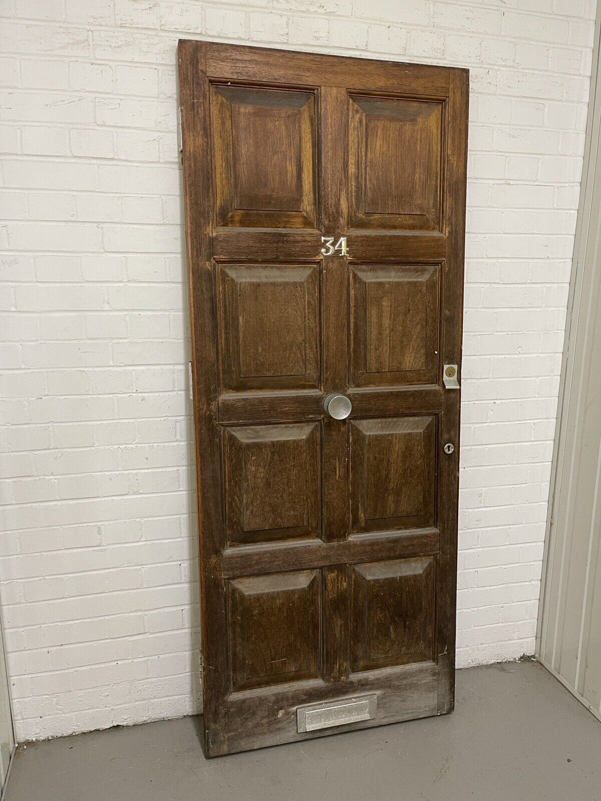 Reclaimed  Style Wooden Panel External Front Door 1982 or 1962 x 805mm