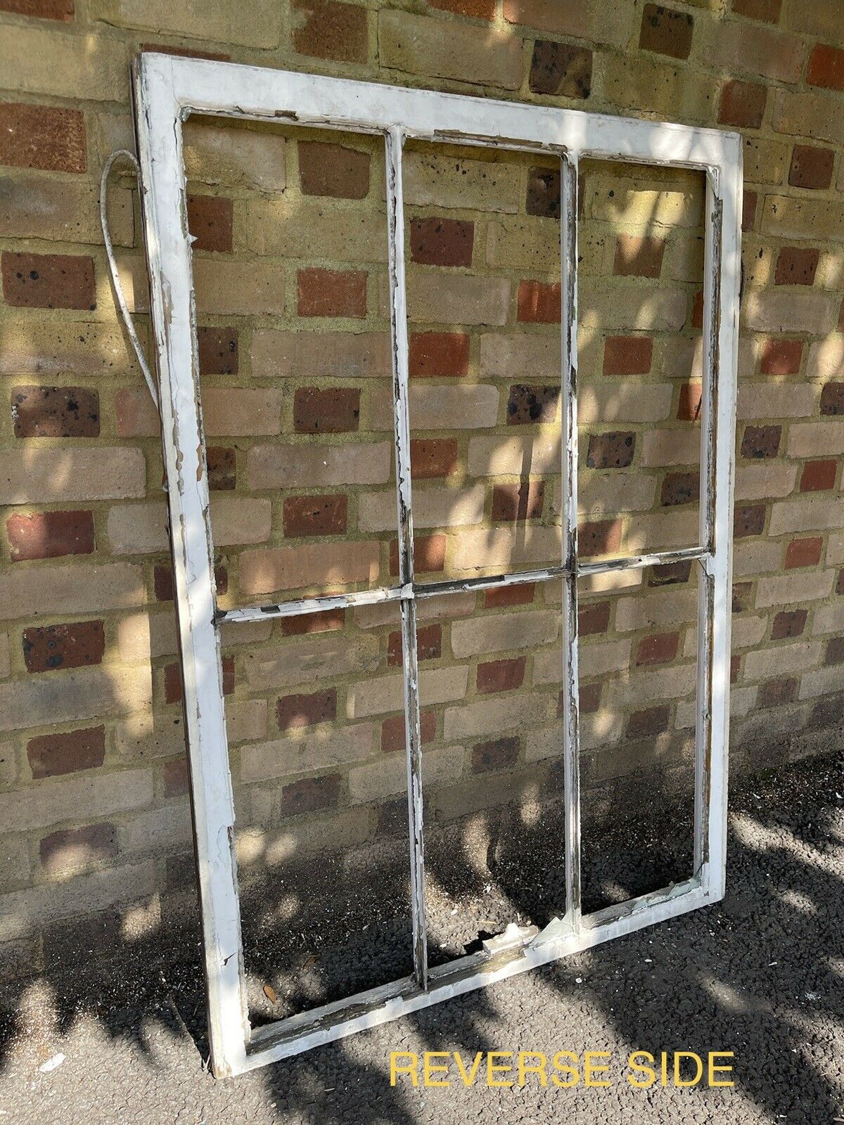 Large Reclaimed Old Georgian 6 Panel Wooden Sash Window 1285 x 913mm