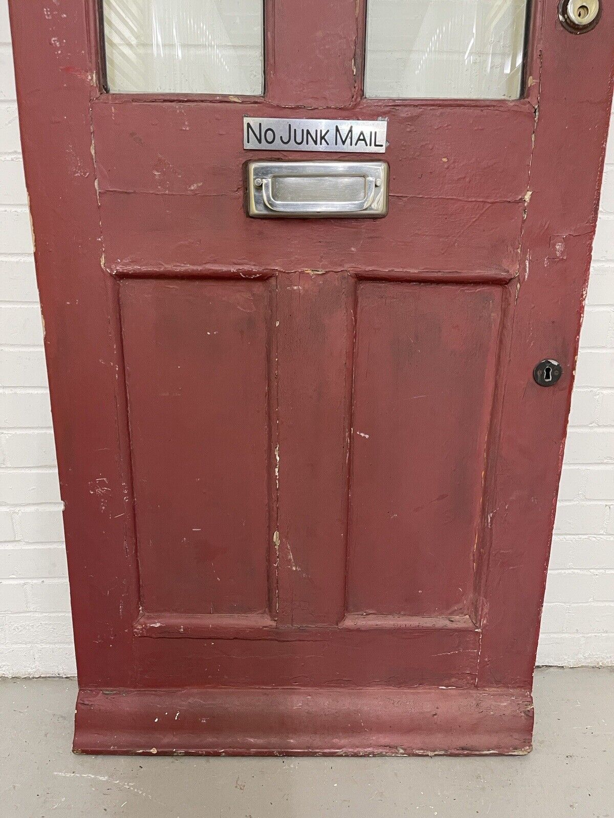 Reclaimed Victorian Wooden Panel External Front Door 2060 x 835mm