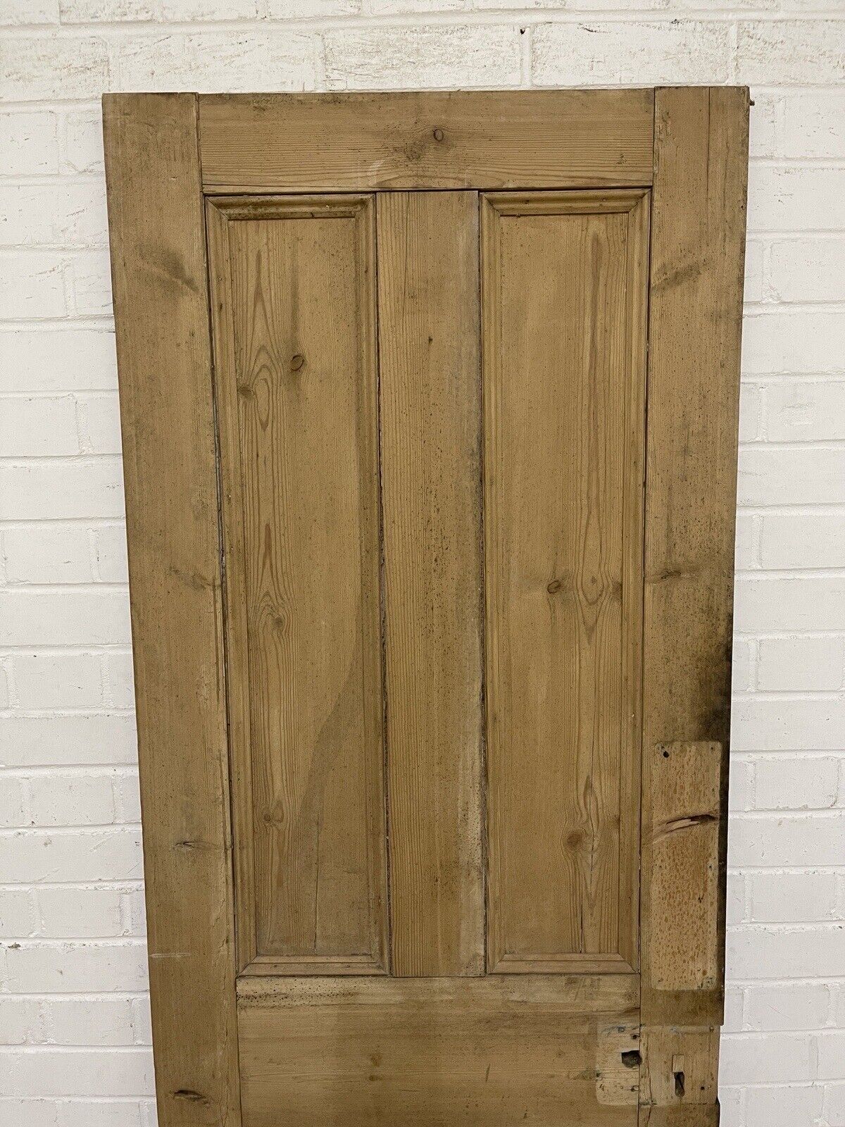 Distressed Reclaimed Victorian Pine Internal 4 panel Door 1910 x 695mm Or 690mm