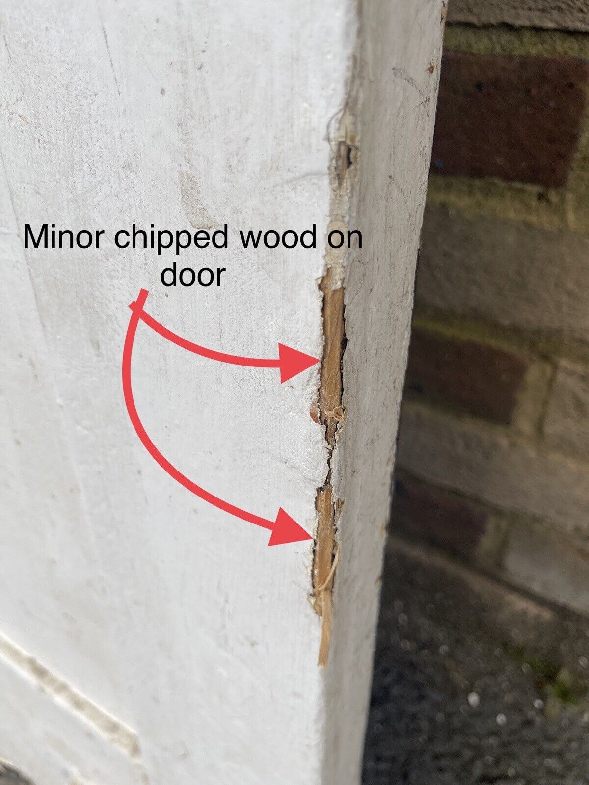 Reclaimed Victorian Edwardian Wooden Panel External Front Door 2125 x 910mm
