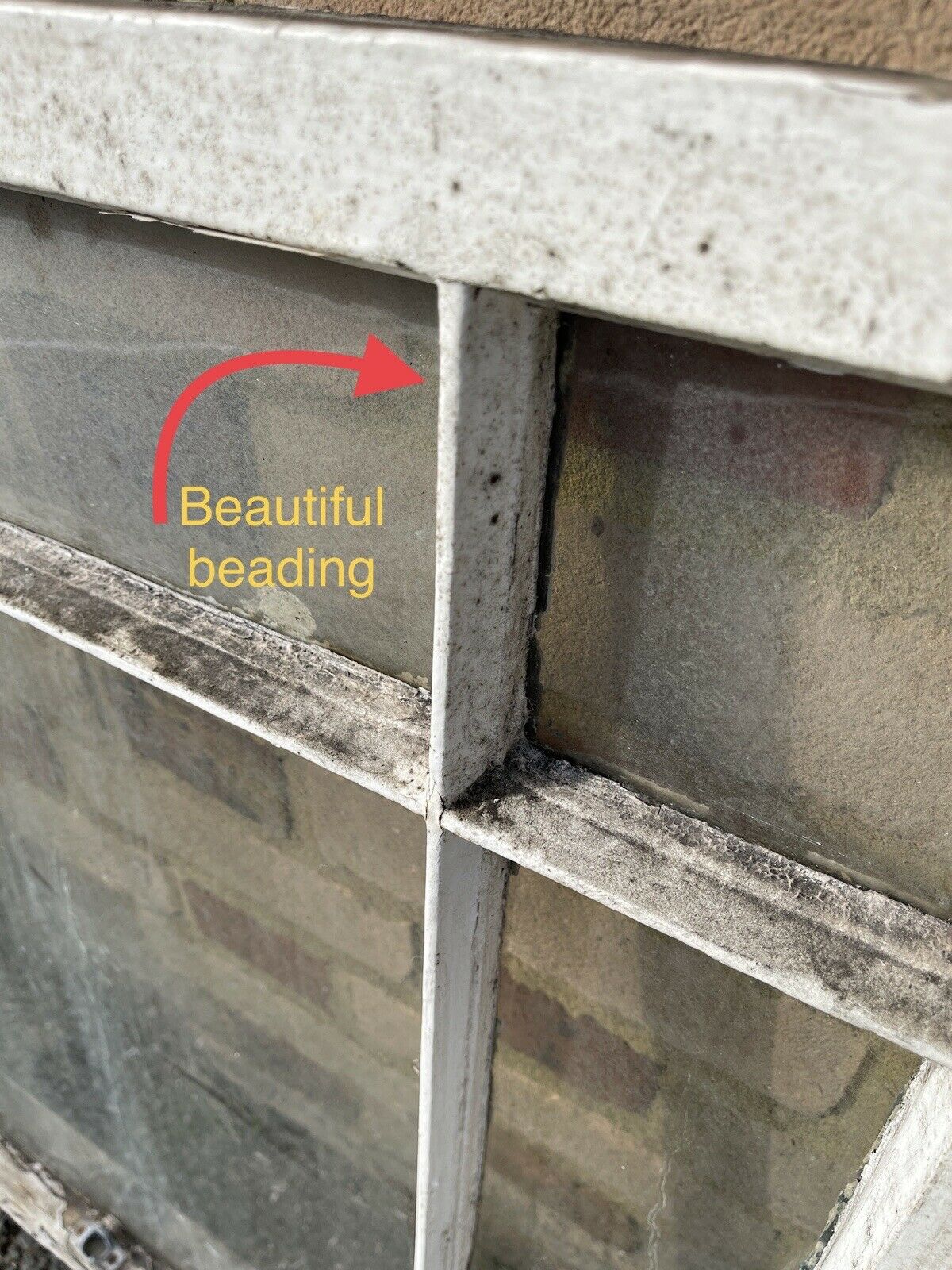 Reclaimed Old Edwardian 6 Panel Wooden Panel Sash Window