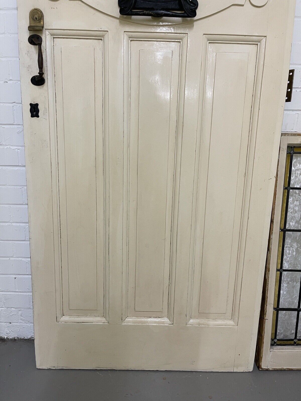 Reclaimed Victorian Edwardian Wooden External Front Door Side Panel 2075 x 860mm