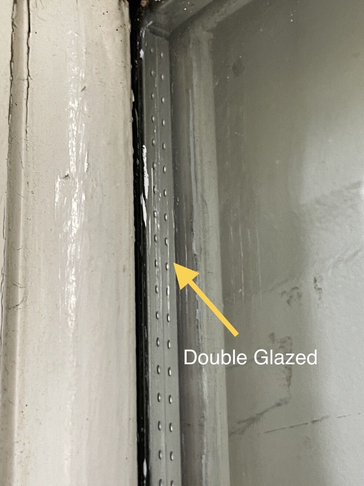 Reclaimed Old French Double Glazed Glass Wooden Double Doors 1170 x 1980mm