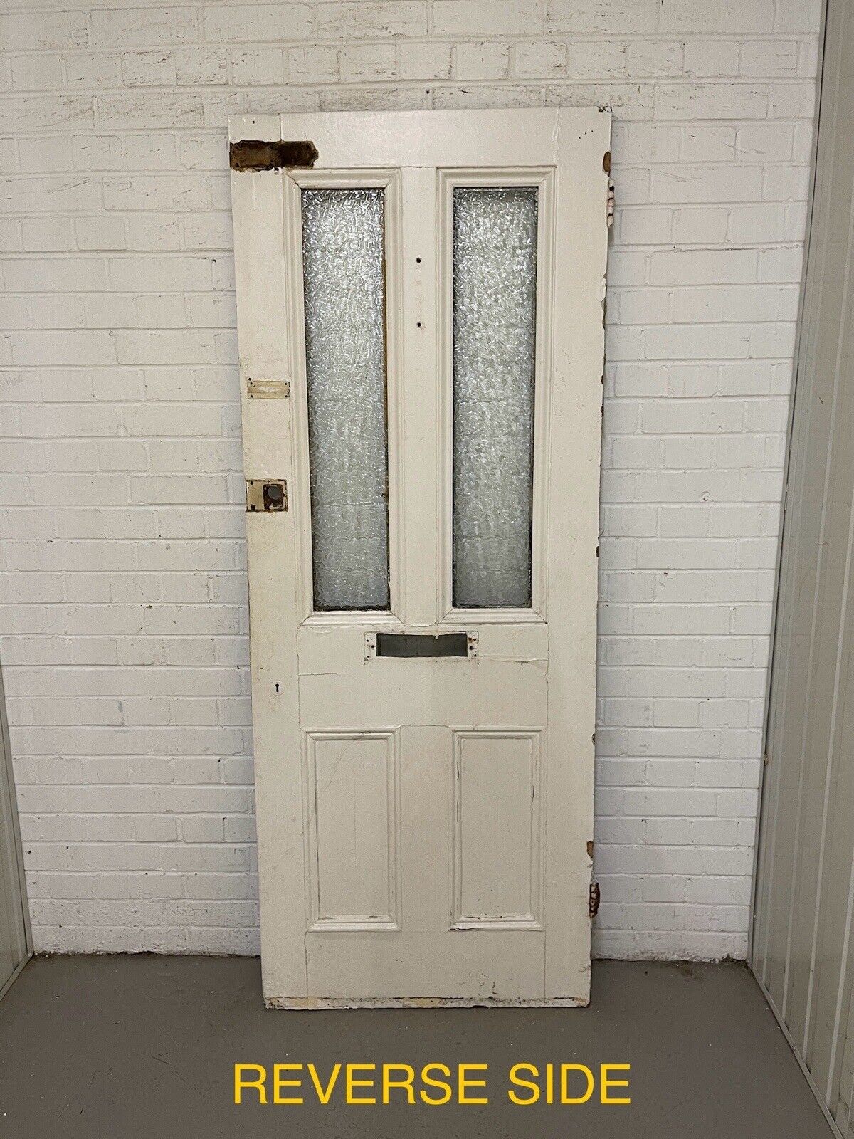 Reclaimed Victorian Edwardian Wooden Panel Front Door 1950 or 1945 x 760mm