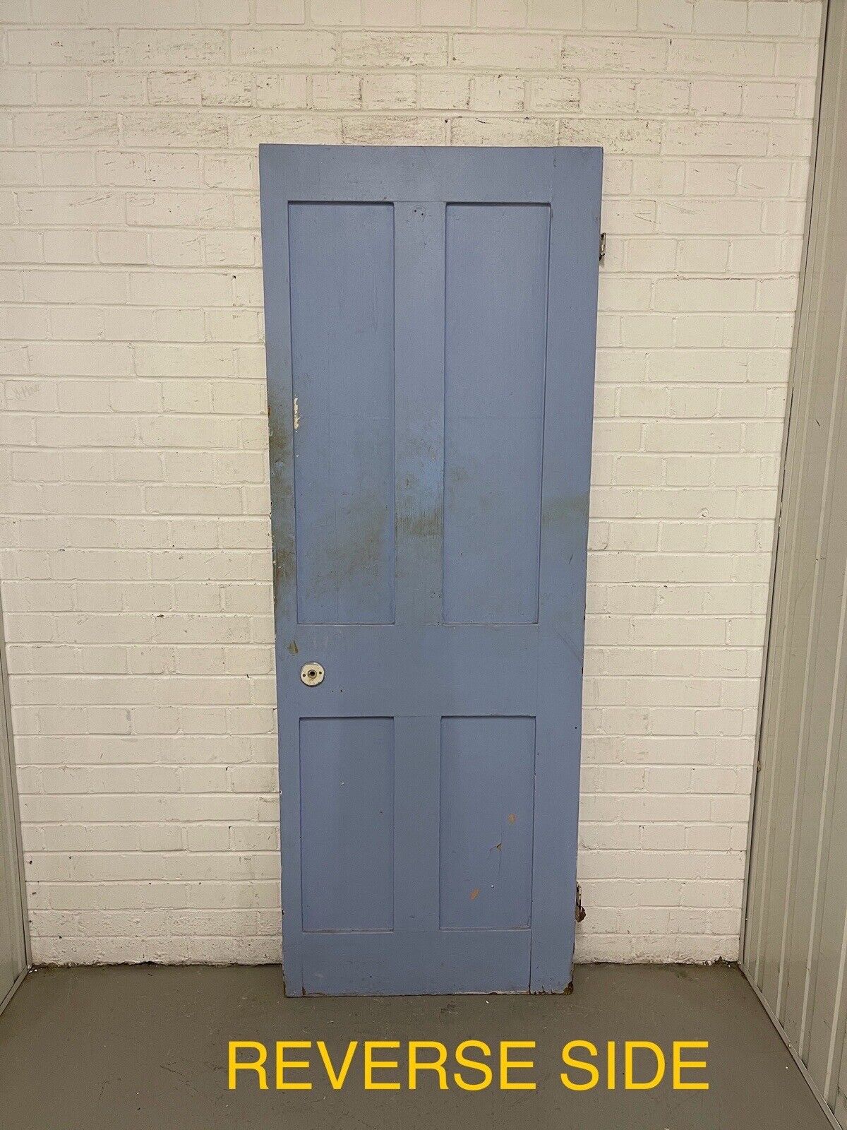 Rare Reclaimed Victorian Pine Internal 4 panel Door 1930 x 710mm Or 705mm