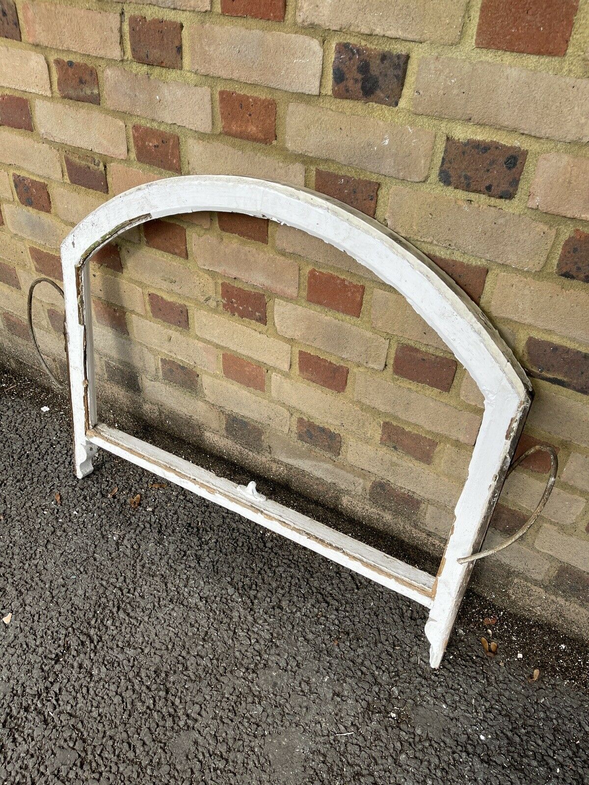 Reclaimed Old Edwardian Arch Wooden Sash Window 615 x 875mm