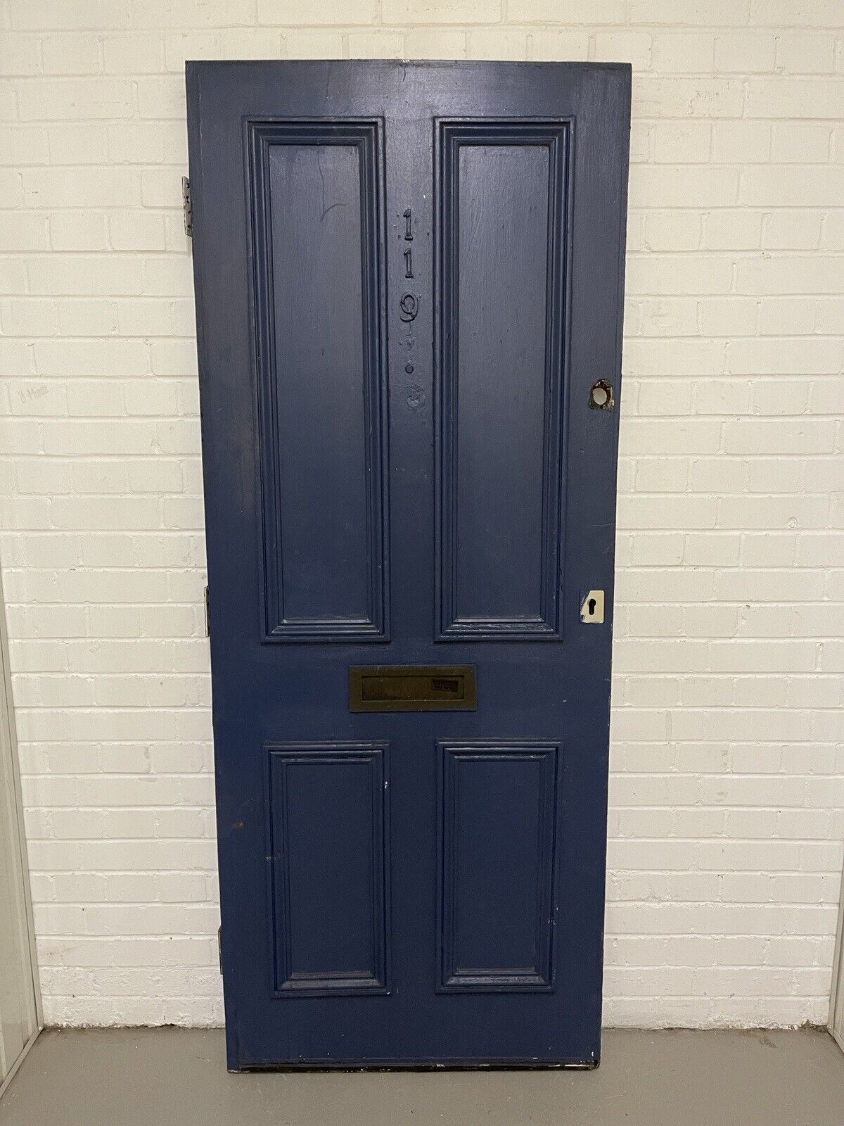 Reclaimed Victorian Wooden Panel External Front Door 2005 x 805mm