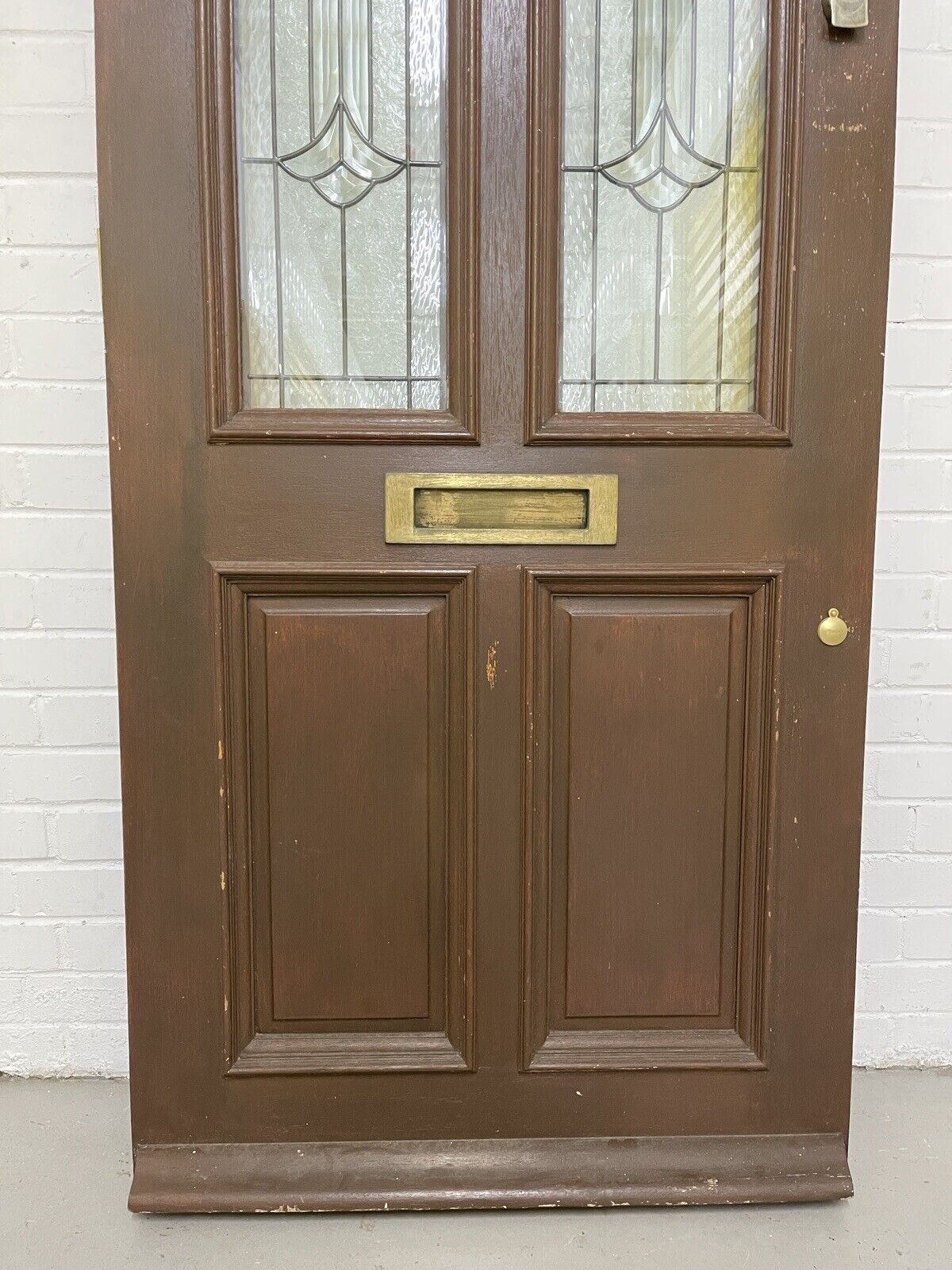 Reclaimed Victorian Style Wooden Panel External Front Door 1980 1965 x 840mm
